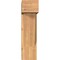 Ekena Millwork Traditional Block Smooth Bracket w/ Offset Brace, Western Red Cedar, 7 1/2"W x 20"D x 28"H BKT0806X20X28TRA05SWR - alternate 3